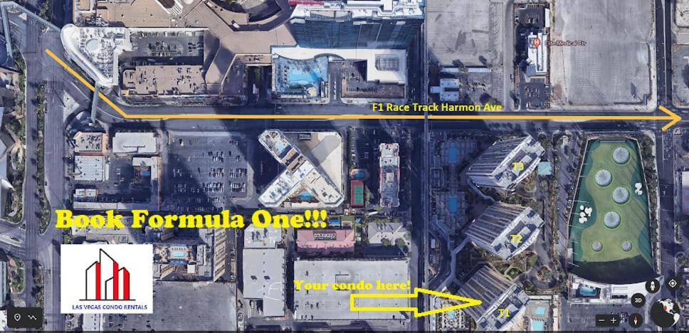 Mgm Signature-29-607 F1 Track & Strip View Balcony Las Vegas Exteriér fotografie
